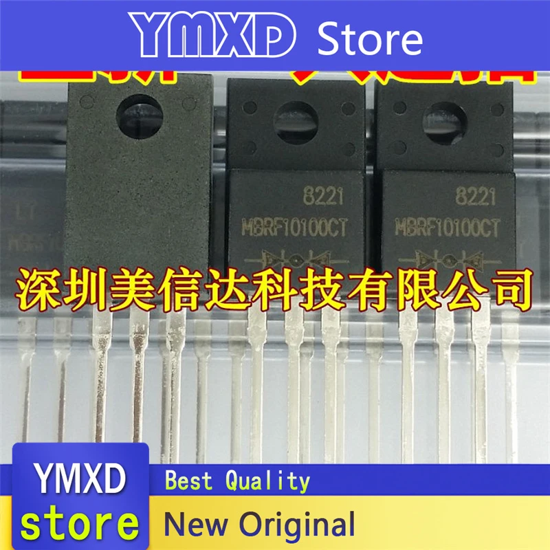 10pcs/lot New Original MBRF10100CT 10100 10A100V Schottky Diode TO220F In Stock