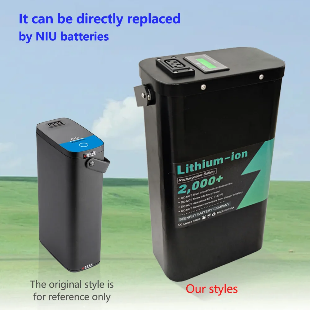 NIU 48v 26Ah 30Ah Original Replacement Lithium Ion Battery Pack Perfect For U1/U1B/U1C/US/UQI NIU Motorcycle with 5A Charger