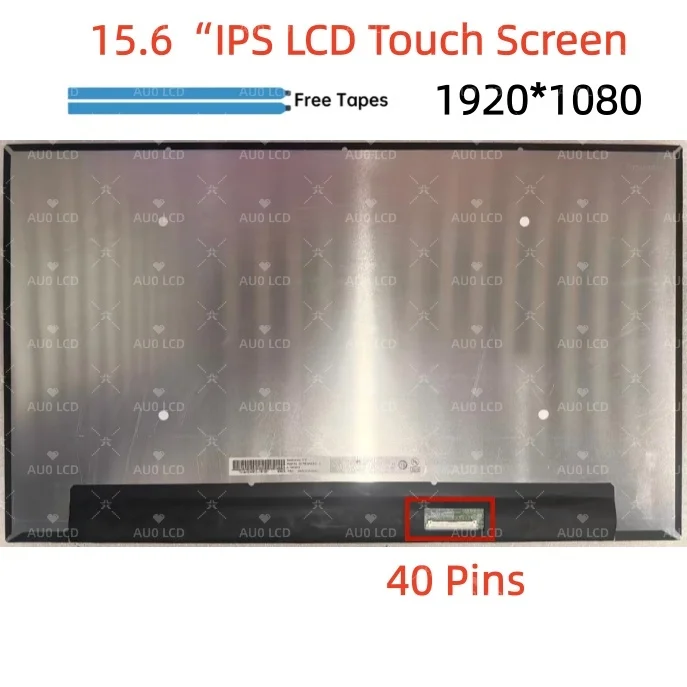 Écran tactile LCD FHD 1920x1080, panneau matriciel 40 broches, remplacement pour Latitude 3510, B156HAK02.2 LP156WFD-SPH1 NV156FHM-T05