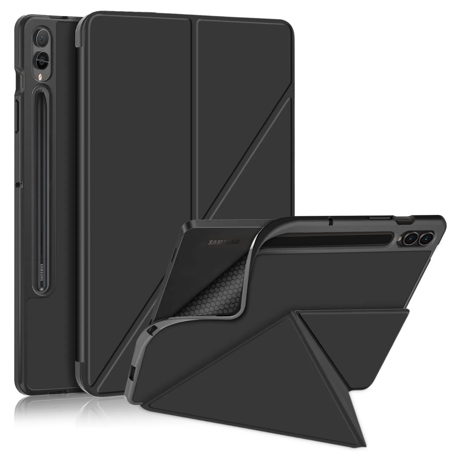 Case For Samsung Galaxy Tab S9/S10 Plus Thin Magnetic Stand Cover For Galaxy Tab S9 FE+ Auto Sleep Wake 12.4 inch Smart Case