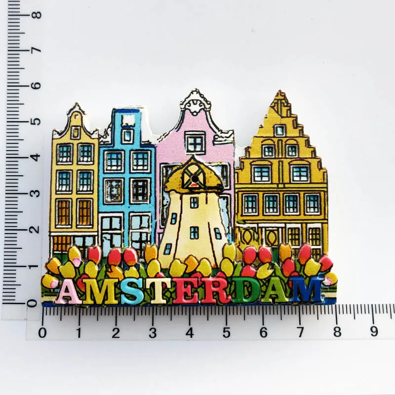 Refrigerators Magnet Amsterdam Netherlands Creative Souvenirs Decoration Magnetic Refrigerator Magnet Sticker Home Decoration