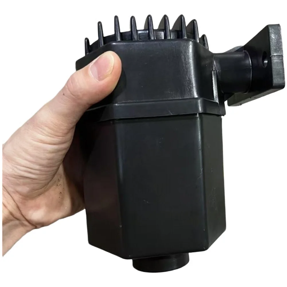 Air Compressor Filter Noise Reduction Round Plastic Shell Muffler For  2090 Hexagonal Twin-cylinder Air Compressor Power Tool