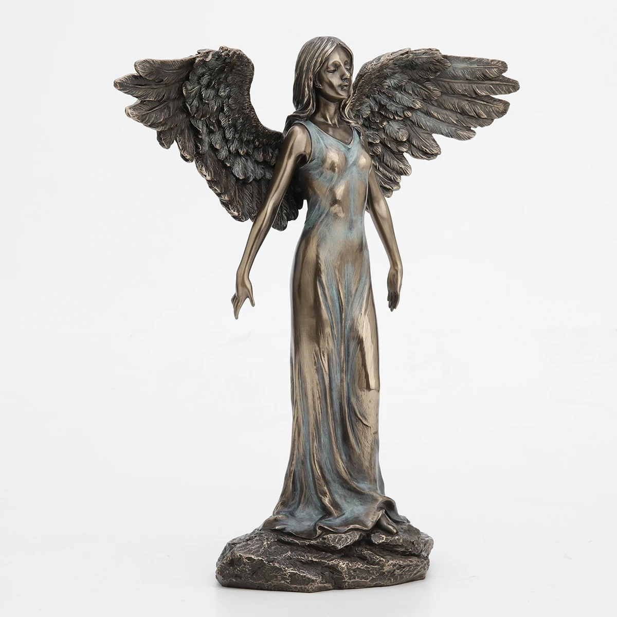 Vintage Resin Angel Sculpture Blessed Exquisite Handmade God of Love Cupid Angel Desktop Decorations Gift Home Decor Accessories