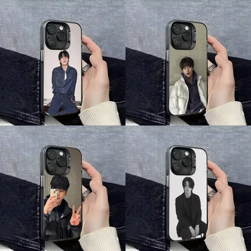 

C-Cha Woo Min Phone Case For iPhone 17,16,15,14,13,12,Pro,Max,Plus,E,SE4,Air,Mini Black IMD Box