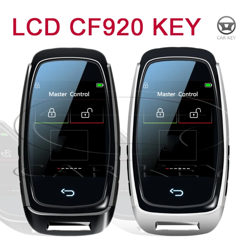 CF920 Modified Universal Car LCD Remote Display Key For All Keyless Start LCD Screen Intelligent Control Car Key Fob 