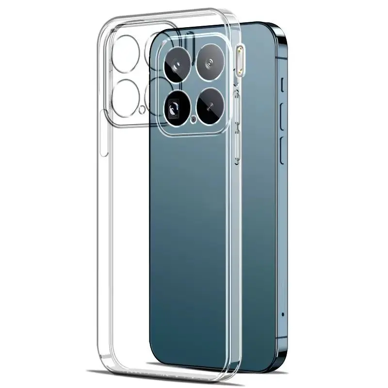 Silikon Soft Case Für Xiaomi 15 14 14T 13 13T 12 12X 12S 12T 11 Pro Lite Ultra klar Transparente Shell Stoßfest Abdeckung