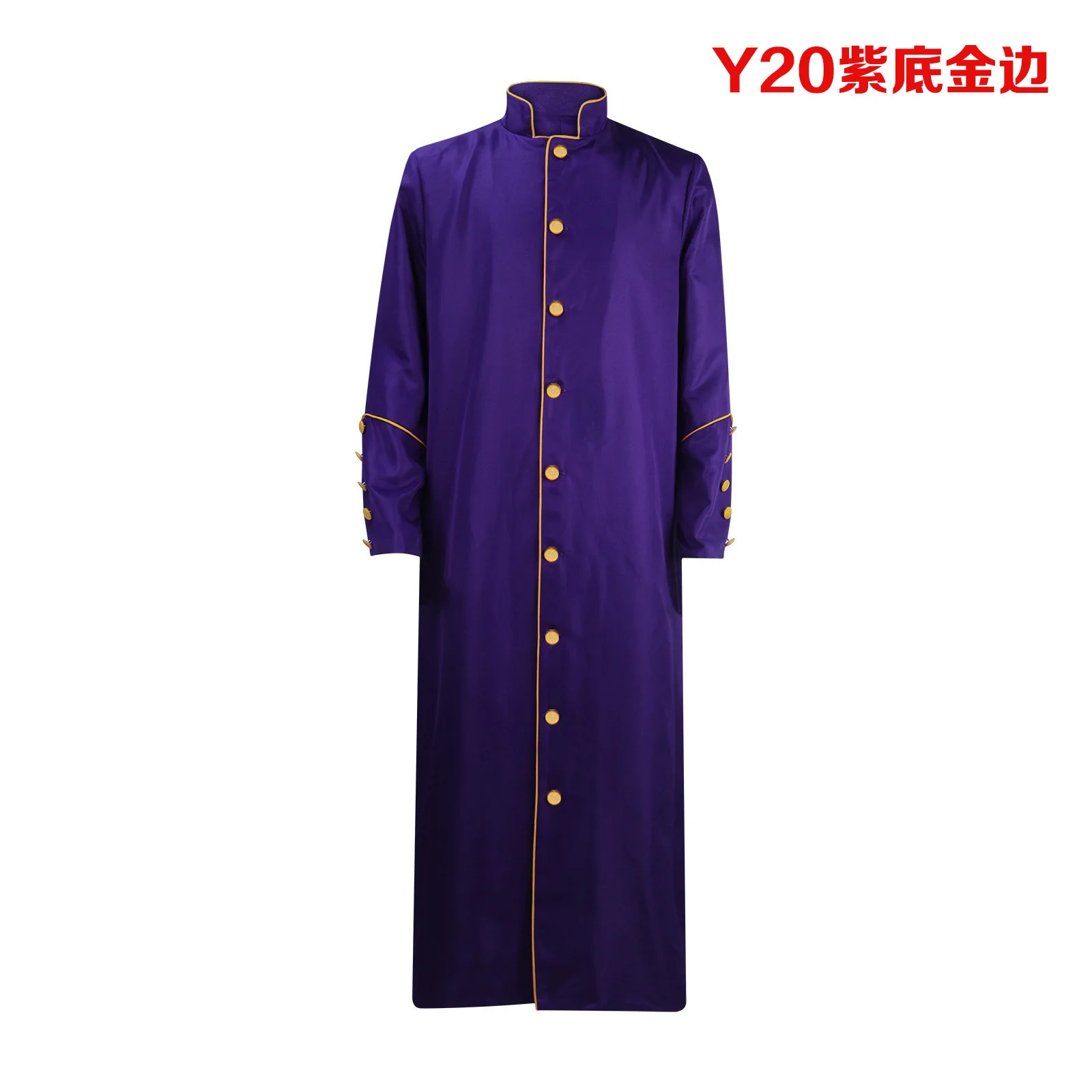 

Halloween costume multi-color multi-size medieval medium and long priest costume European court priest cos costume factory