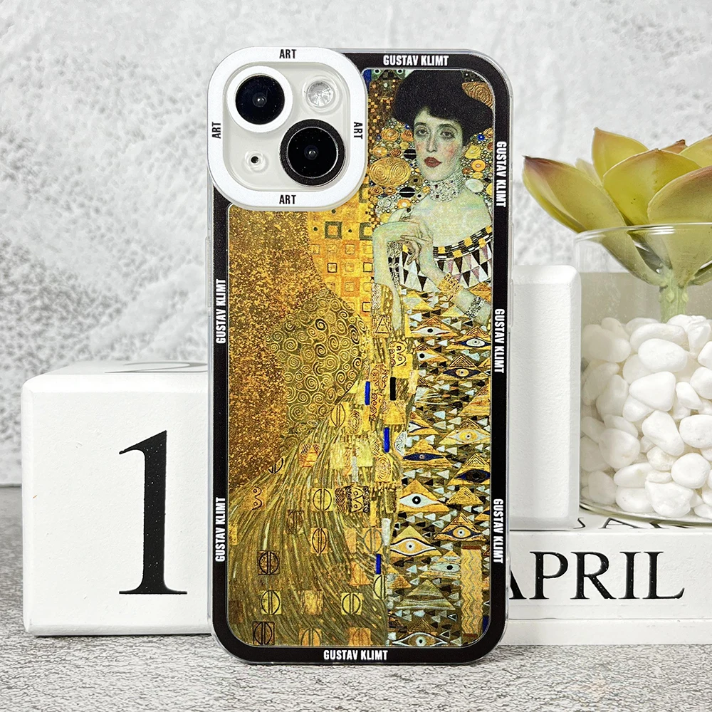 Case For Samsung Galaxy S20 S21 S22 S23 Plus FE Ultra Soft Cover Gustav Klimt Art