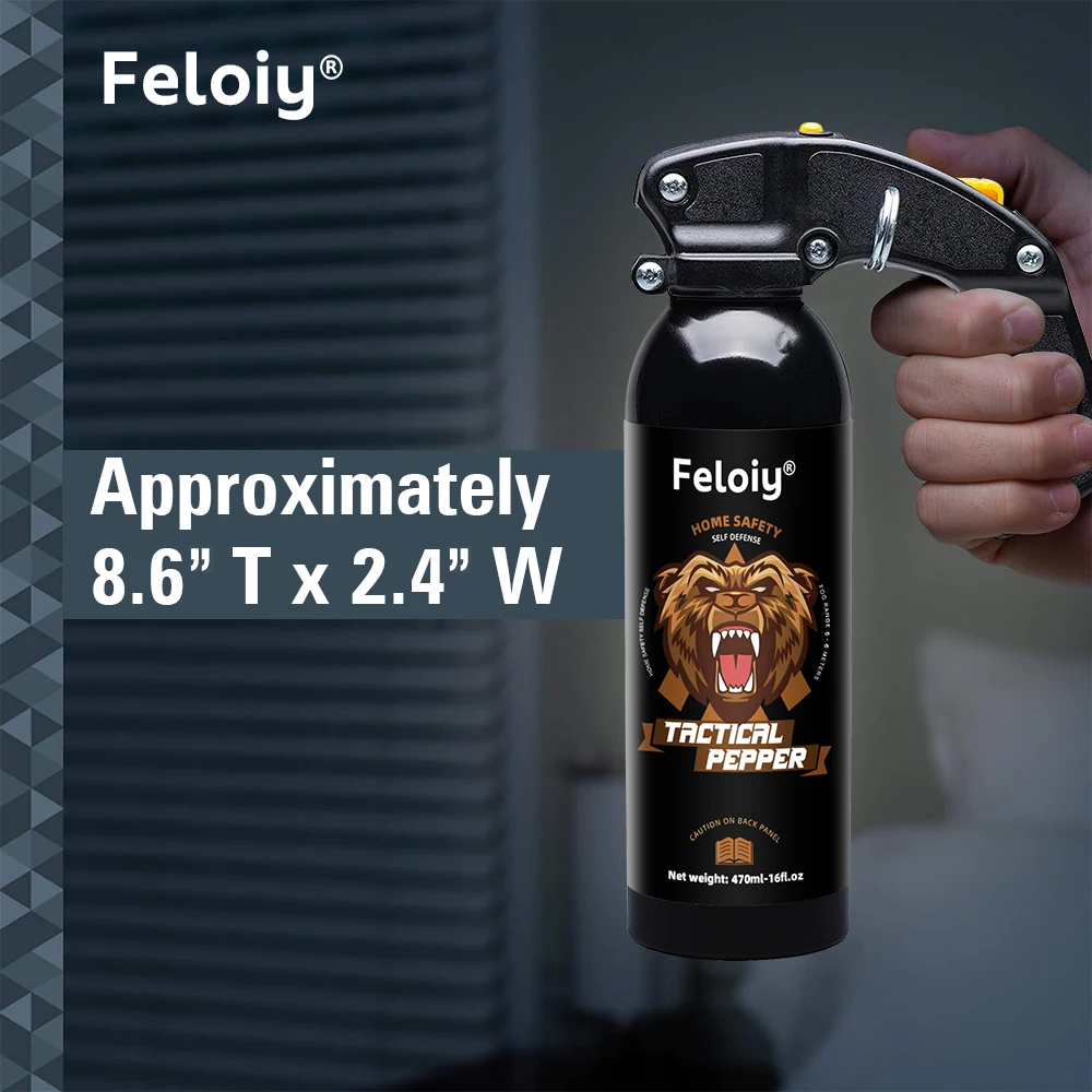 470ML Tactical Pepper Spray - Safety Protection, Suitable for Wild Adventures, Outdoor Camping