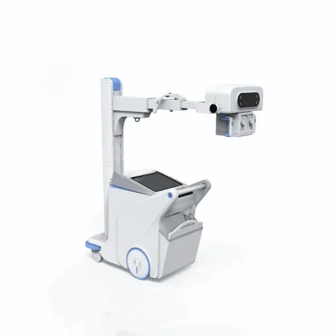 factory price High Frequency Mobile Digital X Machine With Wireless Flat Panel Detector DR Radiography x- System