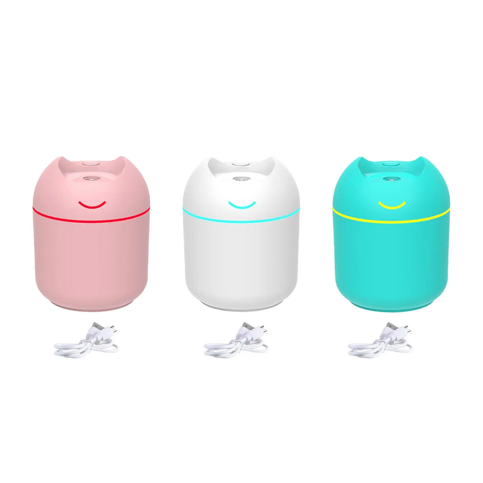 Cool Mist Humidifier for Bedroom USB Bedside Night Light Portable Humidifier