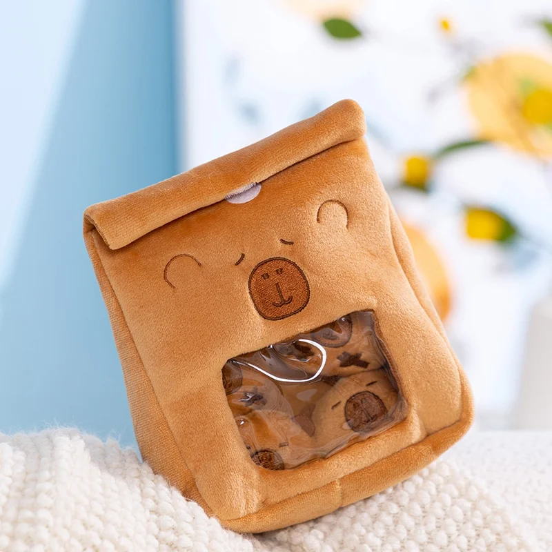 

Capybara Snack Bag Plush Pillow, Detachable Stuffed Animal, Wow Pudding Pillow Plush Decoration Kids