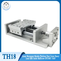 Linear Movement Module Platform Dust Cover Heavy Load SBR Guide Ball Screw SFU1605 /1610 Electric Sliding Table Slide for CNC