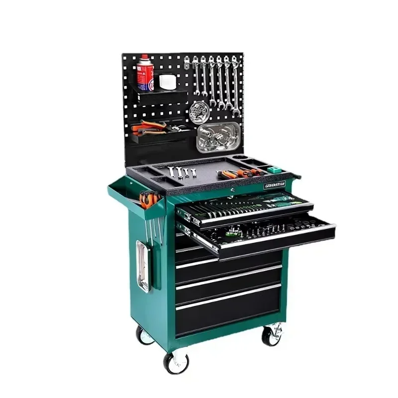 Auto Repair Tool Car  trolley Drawer Hardware  Trolley Box Multi-Functional Mobile Heavy  Cabinet for Workshop