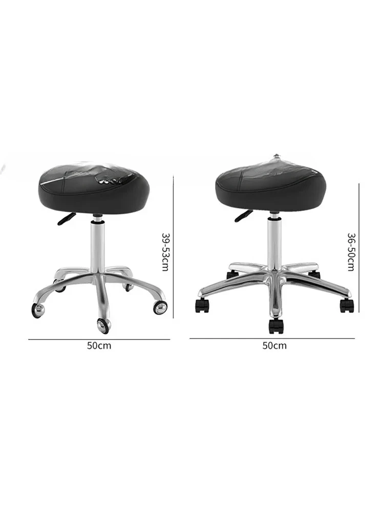 Beauty Salon Saddle Chair Furniture Barber Lifting Rotating Chair Tattood Manicure Chairs Barber Shop Hairdressing Bench Stools