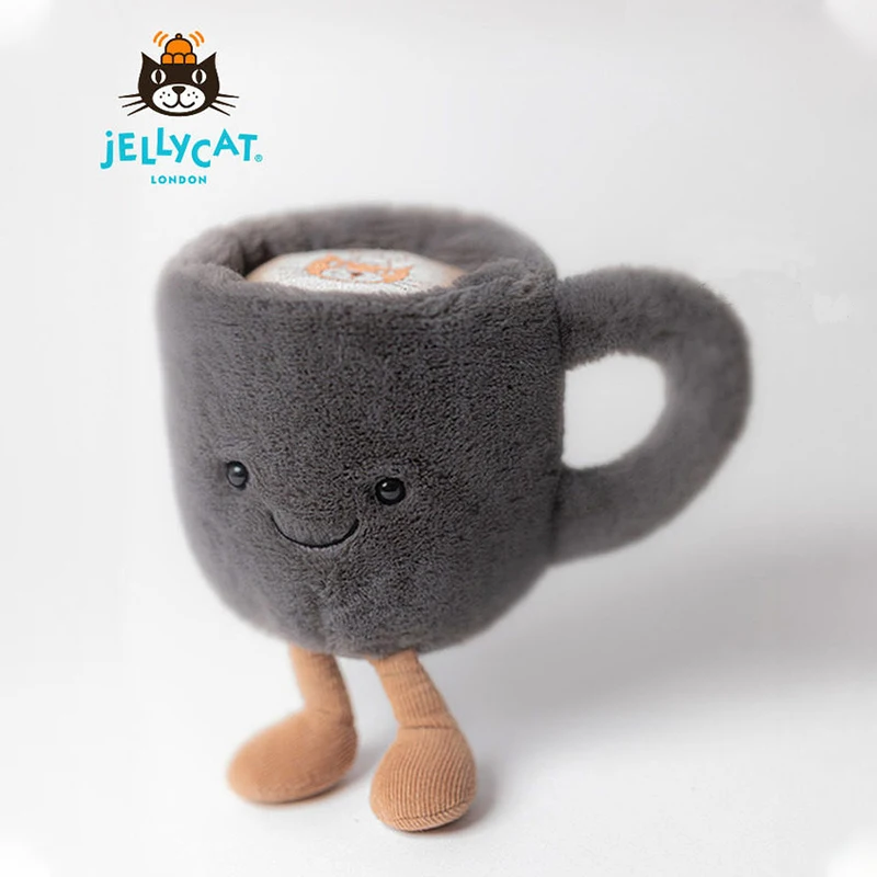 

Genuine Jellycat Fun Coffee Cup Plush Toy Cartoon Cute Soothing Doll Soft Doll 2026 New Year Gift
