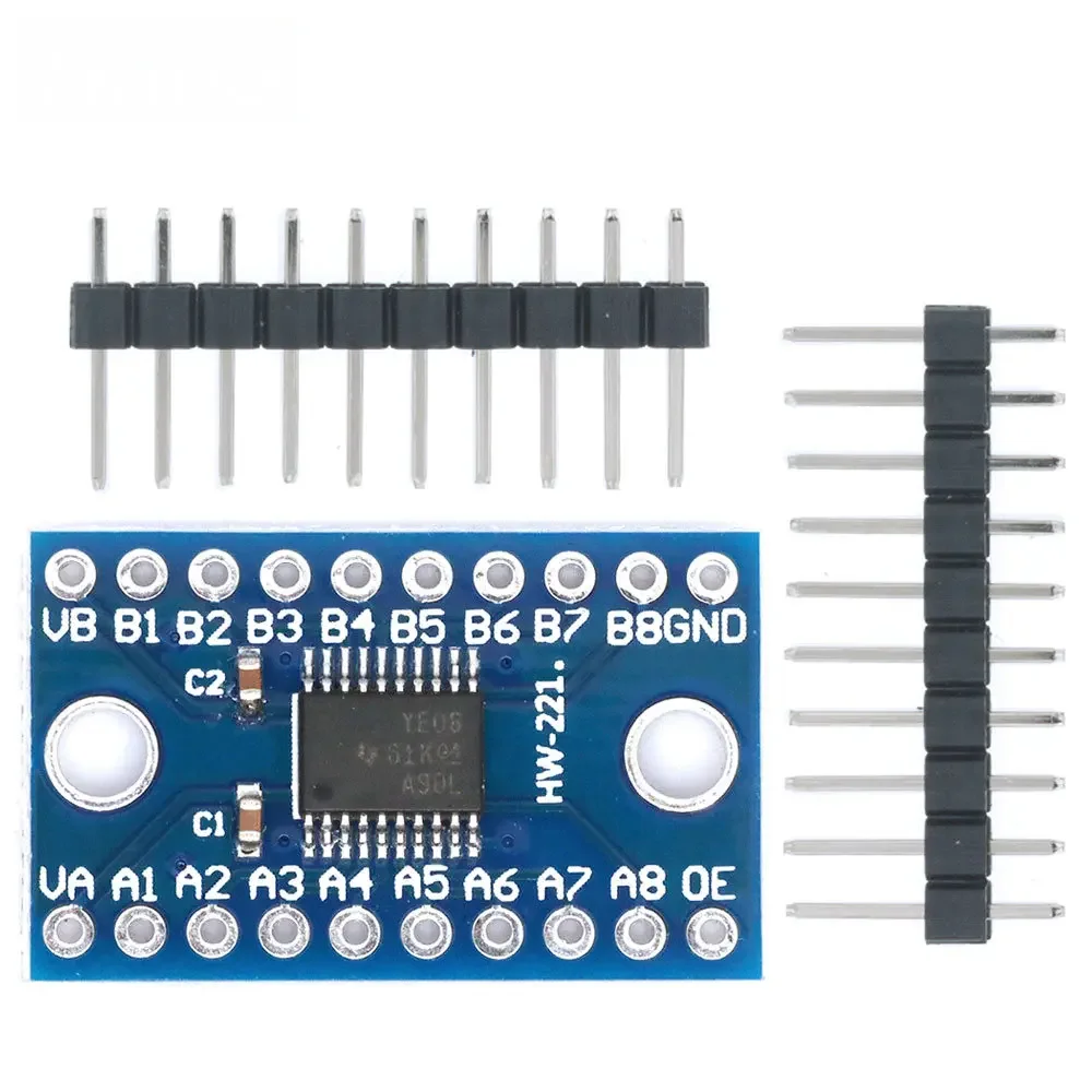 TXS0108E 8-Channel Bi-Directional Logic Level Converter â€“ High-Speed Full-Duplex 3.3V/5V Shifter for Arduino & Raspberry Pi