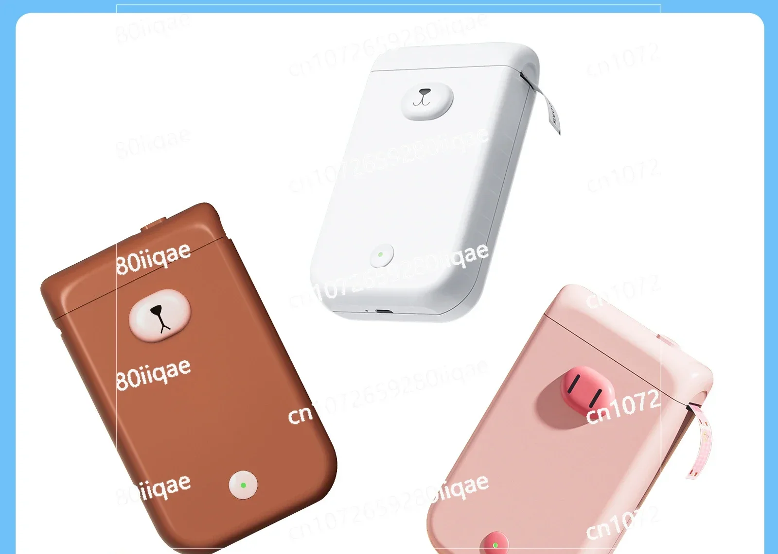 D30S Label Printer Mini Cartoon Animal Bluetooth Portable Home Sticker Inkless Printer