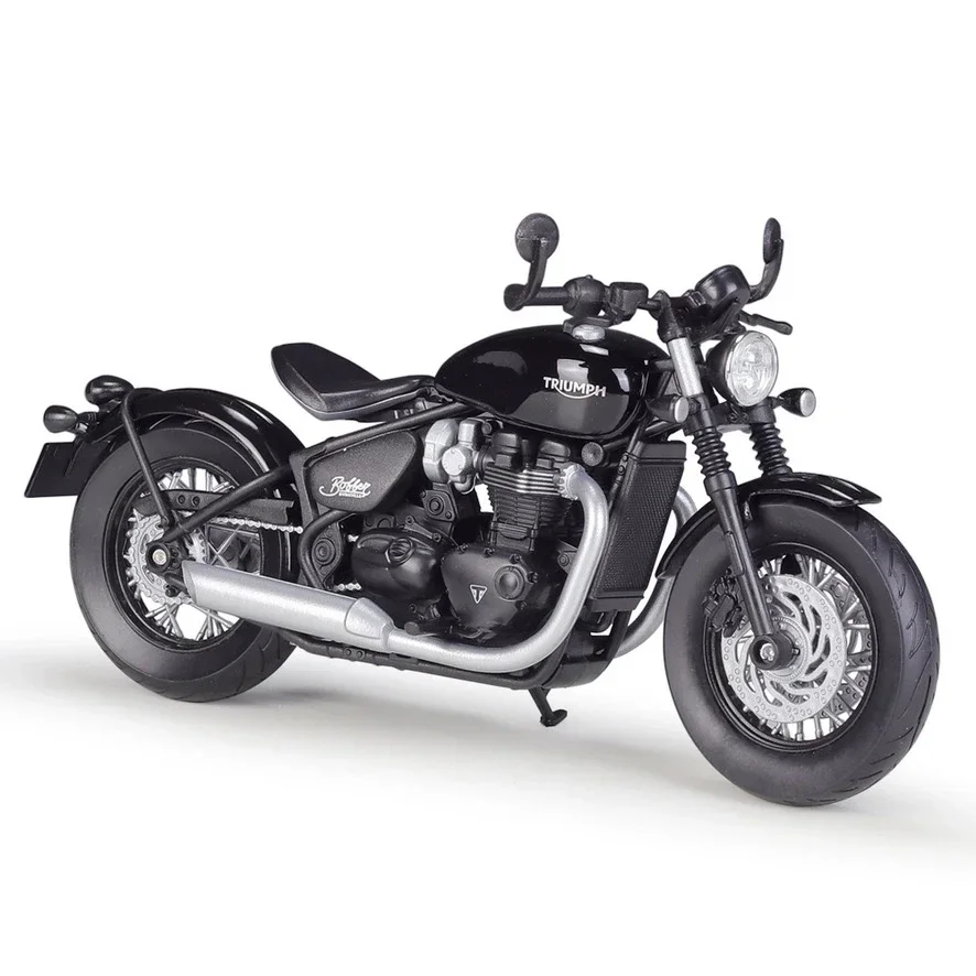 WELLY 1:12  TRIUMPH Bonneville Bobber Simulation Alloy Motorcycle Model  - Suitable for Children's Toys and Collections