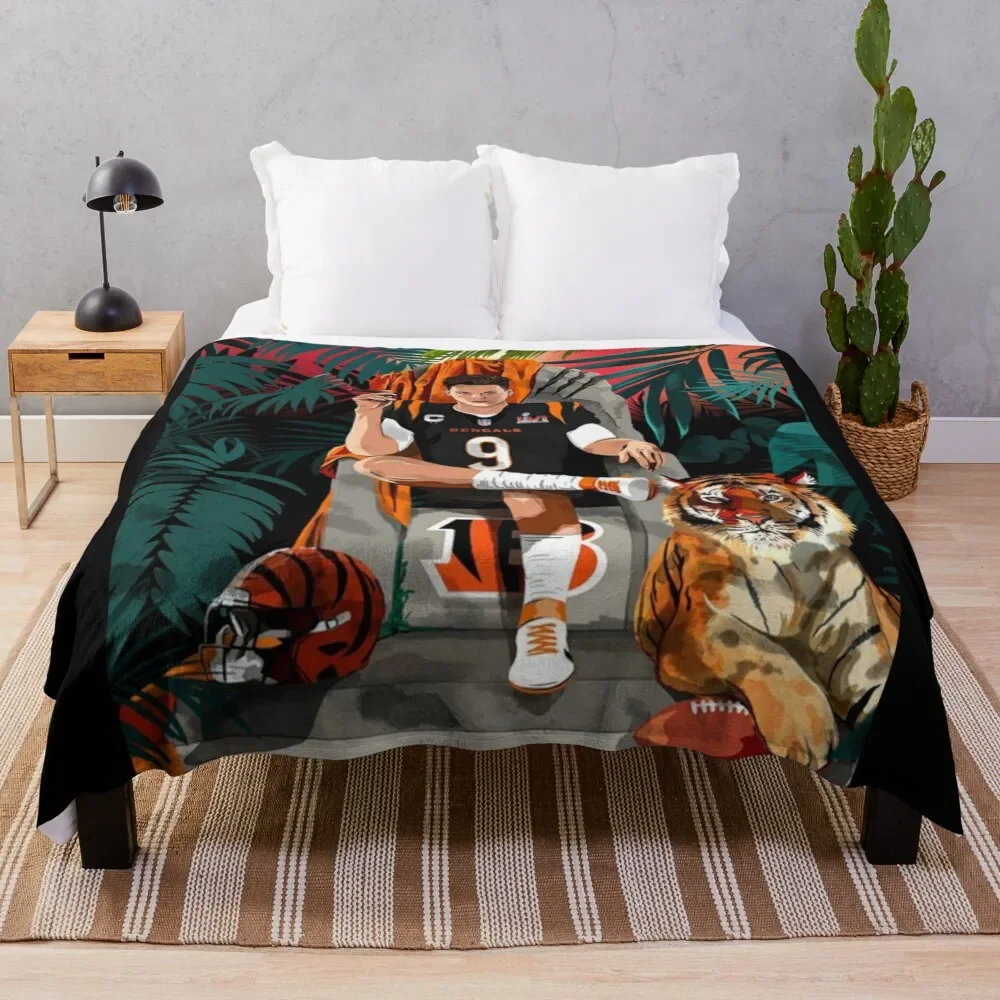 Joe burrow bengals Throw Blanket