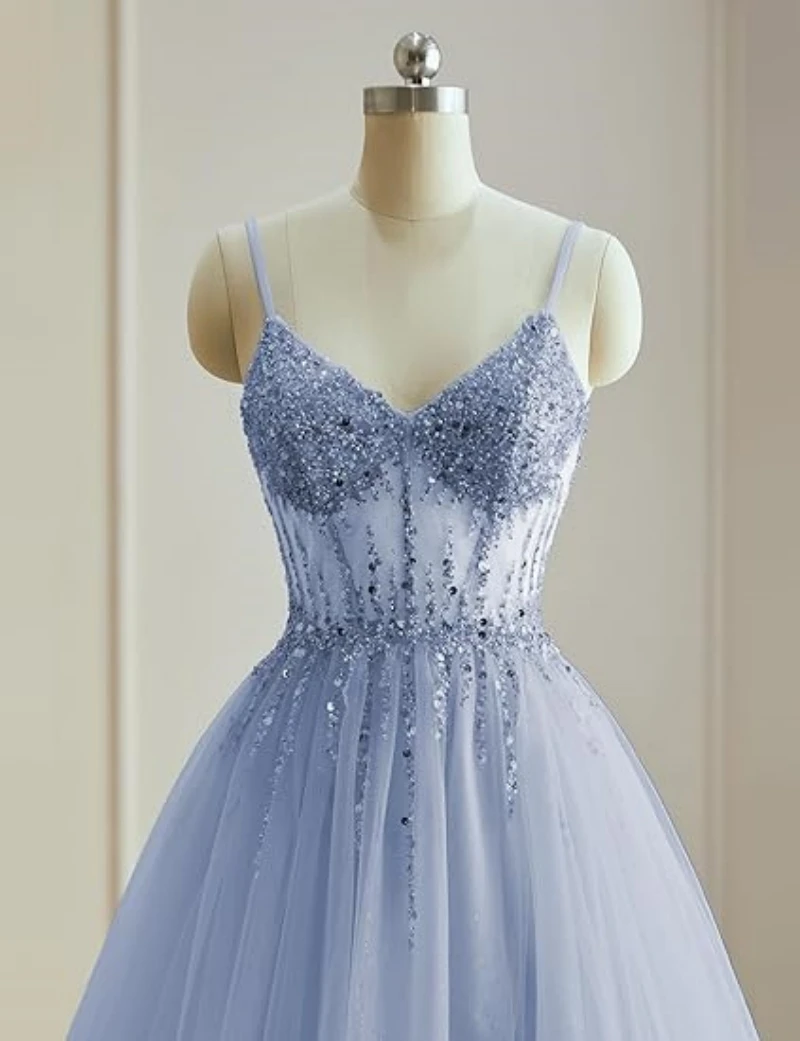 Beshinel индивидуальные платья для выпускного вечера с v-образным вырезом и бисером, открытая спина, 2025, сетчатая строчка, бальные платья для особых случаев, коктейльная вечеринка