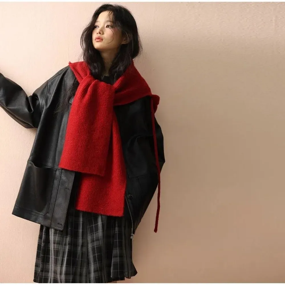 

Модная корейская цельная Балаклава, теплый утолщенный шарф с капюшоном, защитный шарф для шеи, зимняя шапка