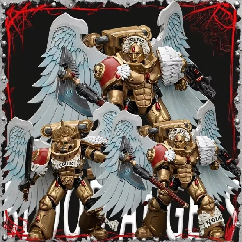 

1/18 игрушка- радость Warhammer 40000 Blood Angels Sanguinary Guard шарнирная фигурка темптидная модель комплект статуя коллекционная для мальчиков