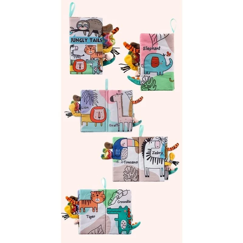 Libro a prueba roturas para suelo, libro con espejo, libro educativo 3D para centro actividades, recién nacido,