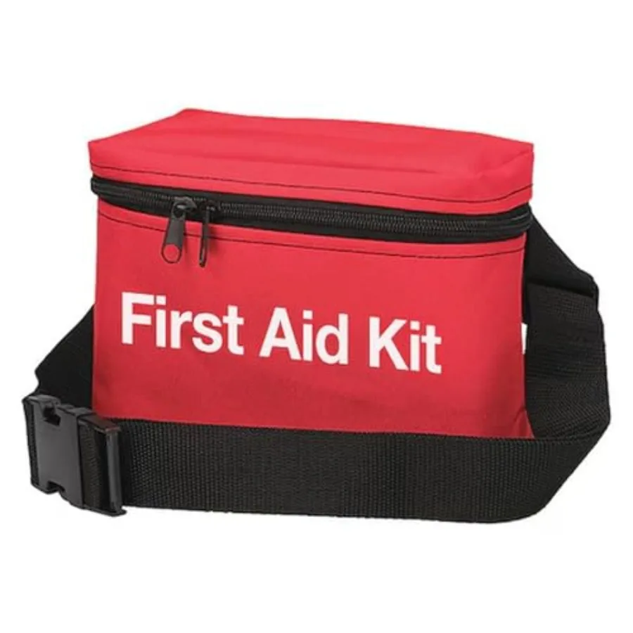 First Aid Kit w/House, 71pcs, 2.75x6, Red