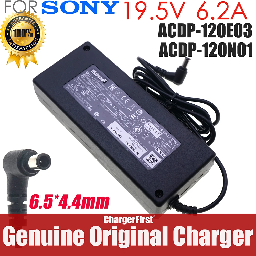 Genuine ACDP-120E02 ACDP-120E03 19.5V 6.2A 120W AC Adapter for Sony KDL-55W800C KLV-32W700B LCD TV Power Supply Charger