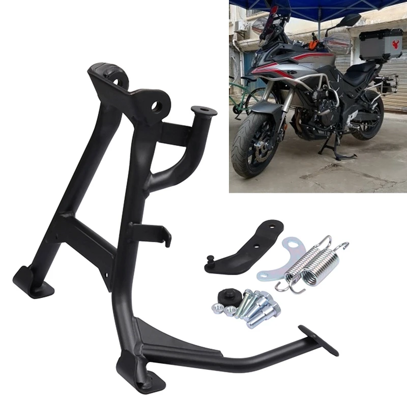 For Loncin VOGE 500DS VOGE 500 DS Motorcycle Large Bracket Pillar Center Central Parking Stand Firm Holder Support