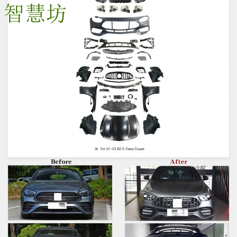 

Suitable Mercedes-Benz CLA-Class W118, Upgraded And Modified CLA45S Body Kit, Available For Wholesa