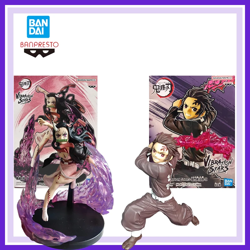 

Оригинальный Bandai Banpresto One Piece Blade of Demon Destruction Vibration Stars Kamado Nezuko Kamado Tanjirou Декоративная игрушка