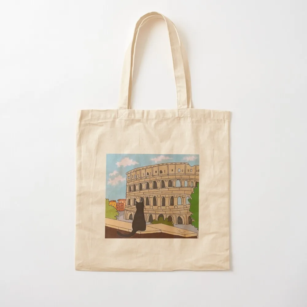 

Journal of a Cat in Rome - Colosseum Tote Bag Big bag Lady bag Beach shopper bags Canvas Tote