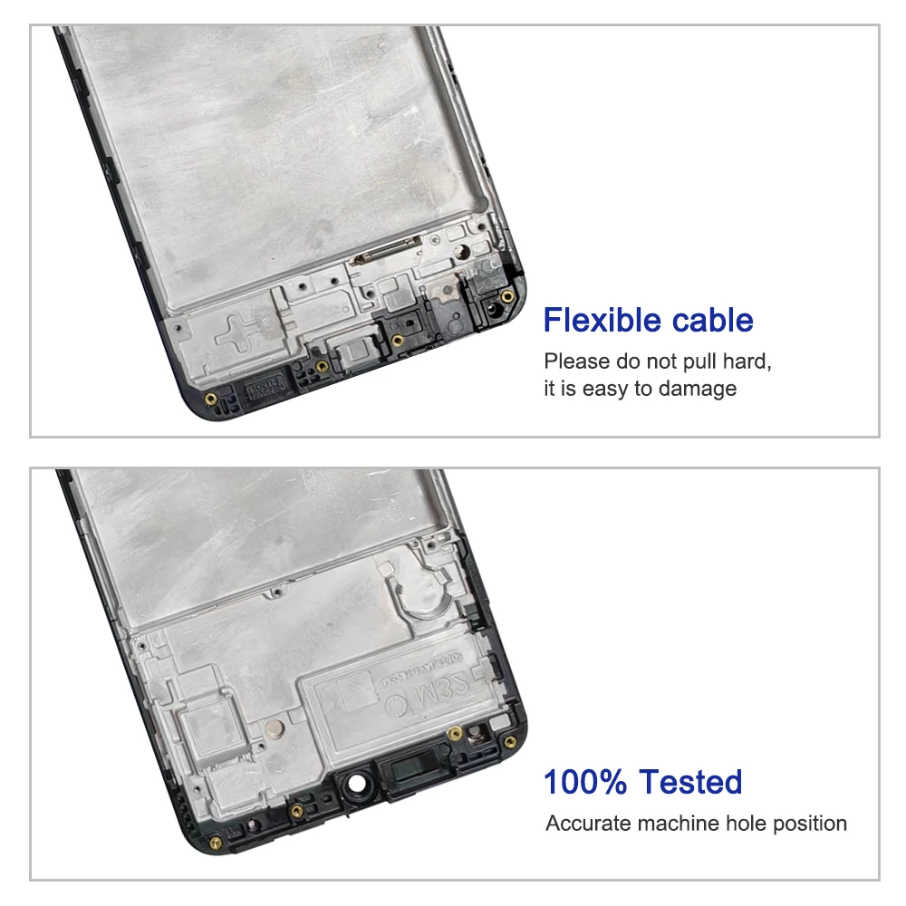 AMOLED For Samsung Galaxy M32 SM-M325F LCD Display With Frame Touch Screen Digitizer Assembly Replacement For Samsung M32 LCD