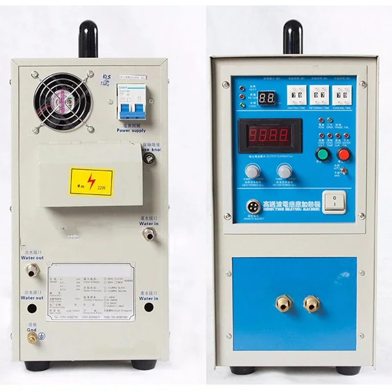 

25KW 30-100KHz ZVS Induction Heater Silver Gold Melting Furnace High Frequency Induction Heater Furnace with CE