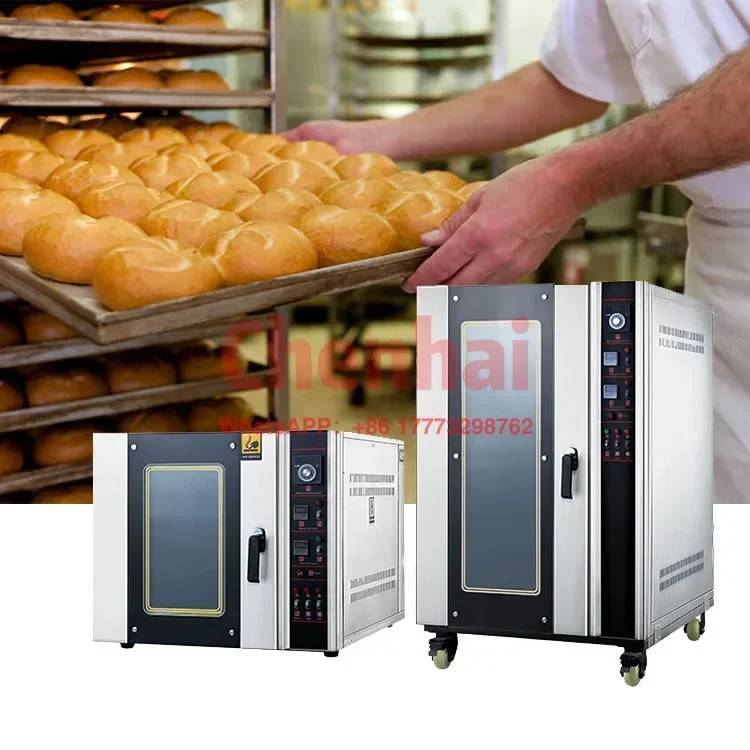 bakery equipment electric 3 4 5 6 trays industrial commercial baking oven convection ovens for bread with air fryers