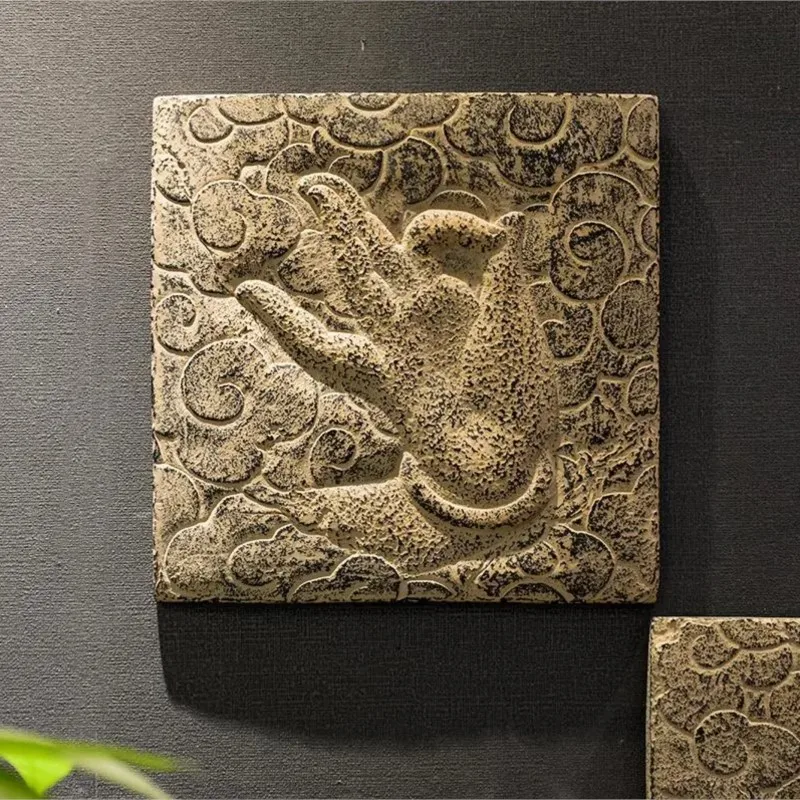 Chinese Zen Buddhist Hand Wall Decoration Living Room Decor Painting Pendant Teahouse Entrance Relief 3D Hanging DecorationZI509