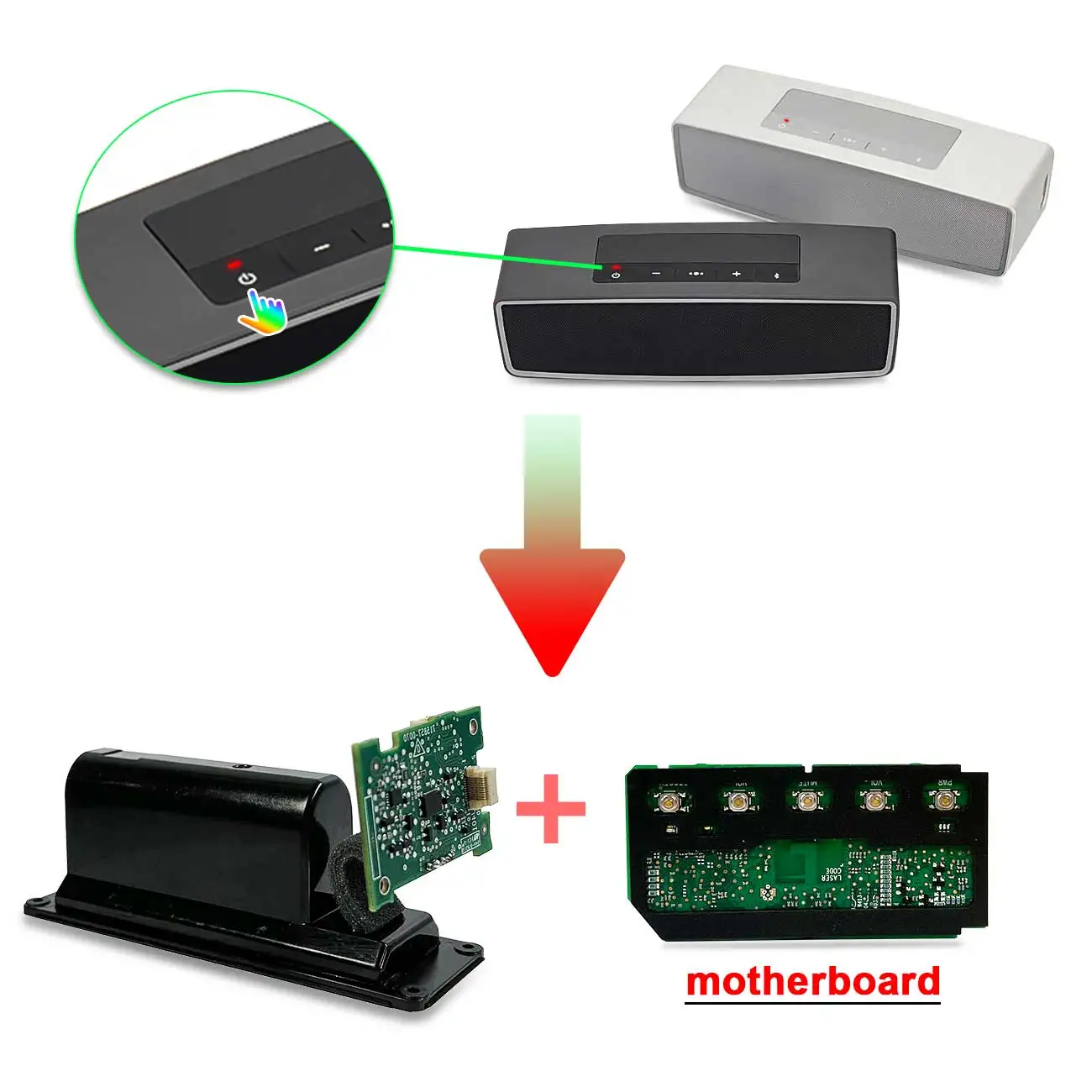 Bose SoundLink Mini II 100% バッテリー 2252 DODOMORN 080841 Placa-mãe bateria para bose soundlink mini 2