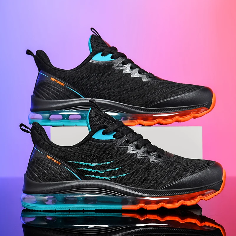 

Мужская обувь Four Seasons, новинка 2025 года, спортивная обувь на толстой подошве с дышащей сеткой для молодежи, универсальные повседневные кроссовки