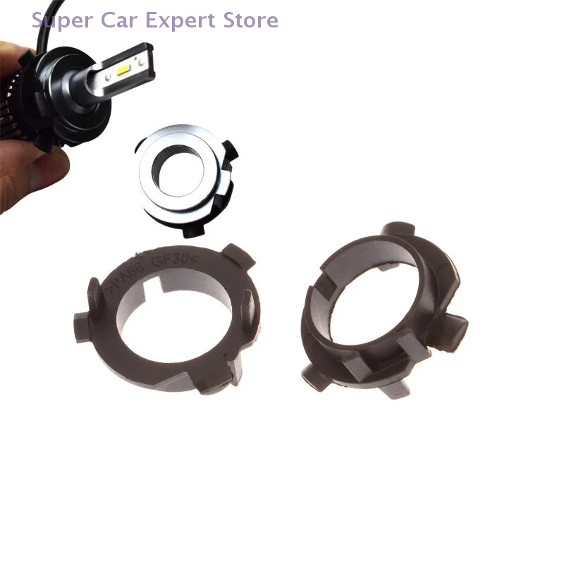 

2/4/10PCS Car LED Parts For Tucson Hyundai Santa Fe Grand SantaFe Sonata 2009-2017 H7 Car LED Headlight Bulb Holder Adapter