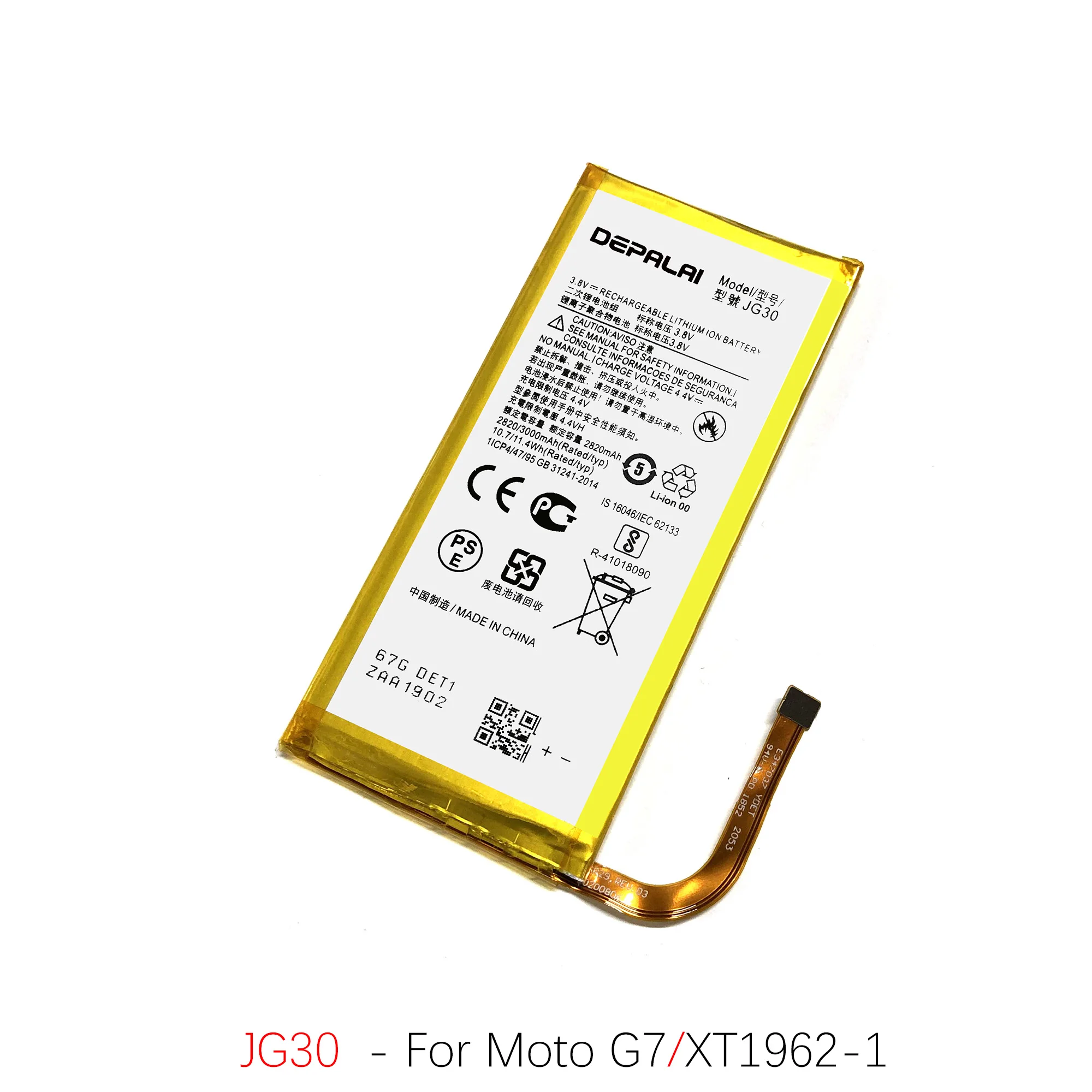 JG30 JG40 JT40 KD40 KG40 KZ50 Battery For Motorola G6 Plus G7 G7Plus G8 Power G8Play G8Plus Batteries Rechargeable Battery