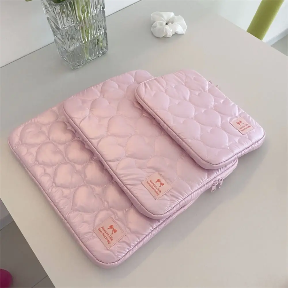 Durable INS Tablet Protective Case Macaron Color Cute Computer Storage Bag Portable Lightweight Tablet Sleeve Bag Girl