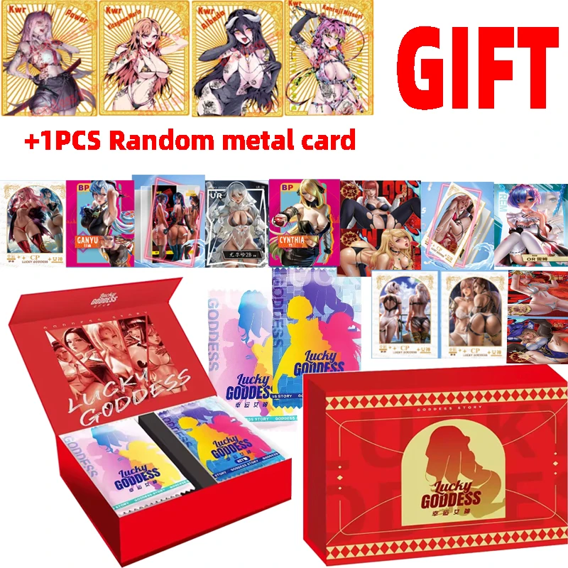 2023 New Goddess Story Lucky Goddess Cards Sexy Girl  Swimsuit Bikini Feast Booster Box Doujin Toy Hobbies Gift