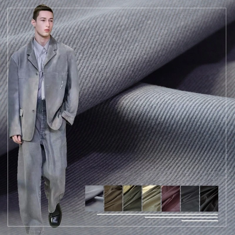 

Ткань из чистого хлопка, саржа для винтажных курток, верхняя одежда, осенне-зимняя одежда, ткани на метр, ткань для шитья своими руками