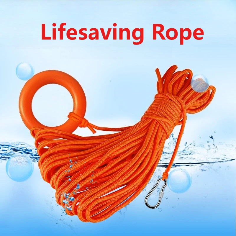 Drijfvermogen werptouw Levensreddend touw Water Drijvend reddingstouw Professioneel met armband Reddingsapparatuur Veiligheidsaccessoires