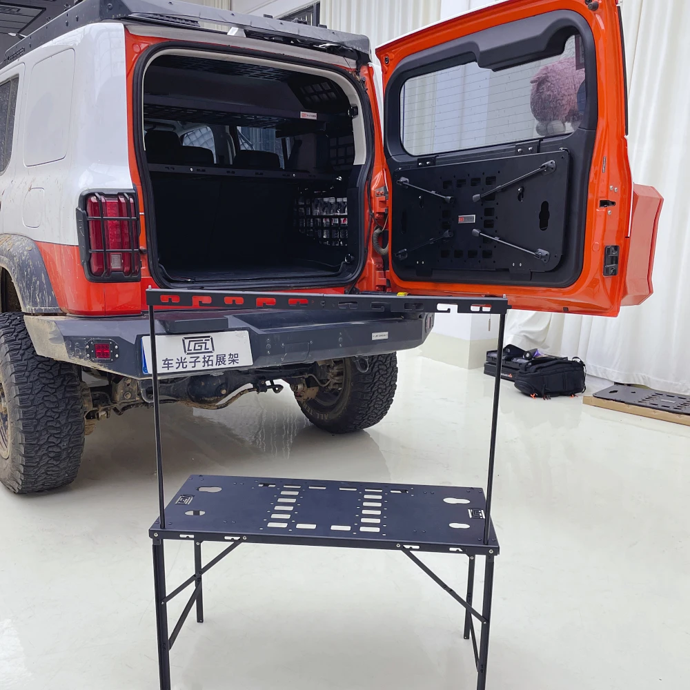 

For GWM Tank 300 Diesel 2025 2026 Trunk Molle Panels Luggage Carrier Organizer Racks Tailgate Storage Panel