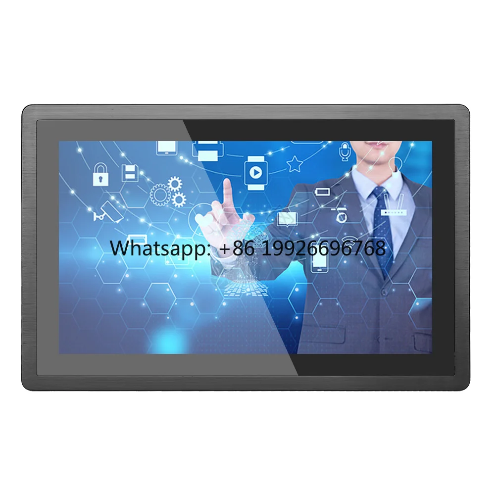 OEM Industrial Panel PC Custom All-in-One Embedded Computer 7"-21.5" Fanless Design J1900/I3/I5 RS232/RS485 in Stock