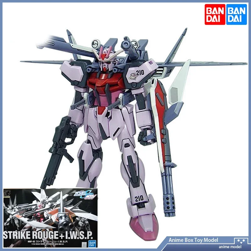 

[In Stock]Bandai 1/144 MG Strike RG Gundam HD Kit Anime Figure Strike Rouge IWSP