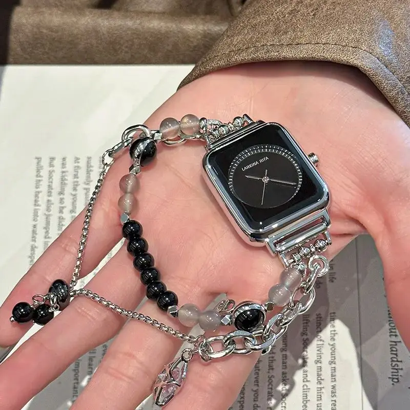 

Luxury Stainless Steel Ladies Quartz Watch Fashion Business Rhinestone Female Bracelet Wristwatch for Women